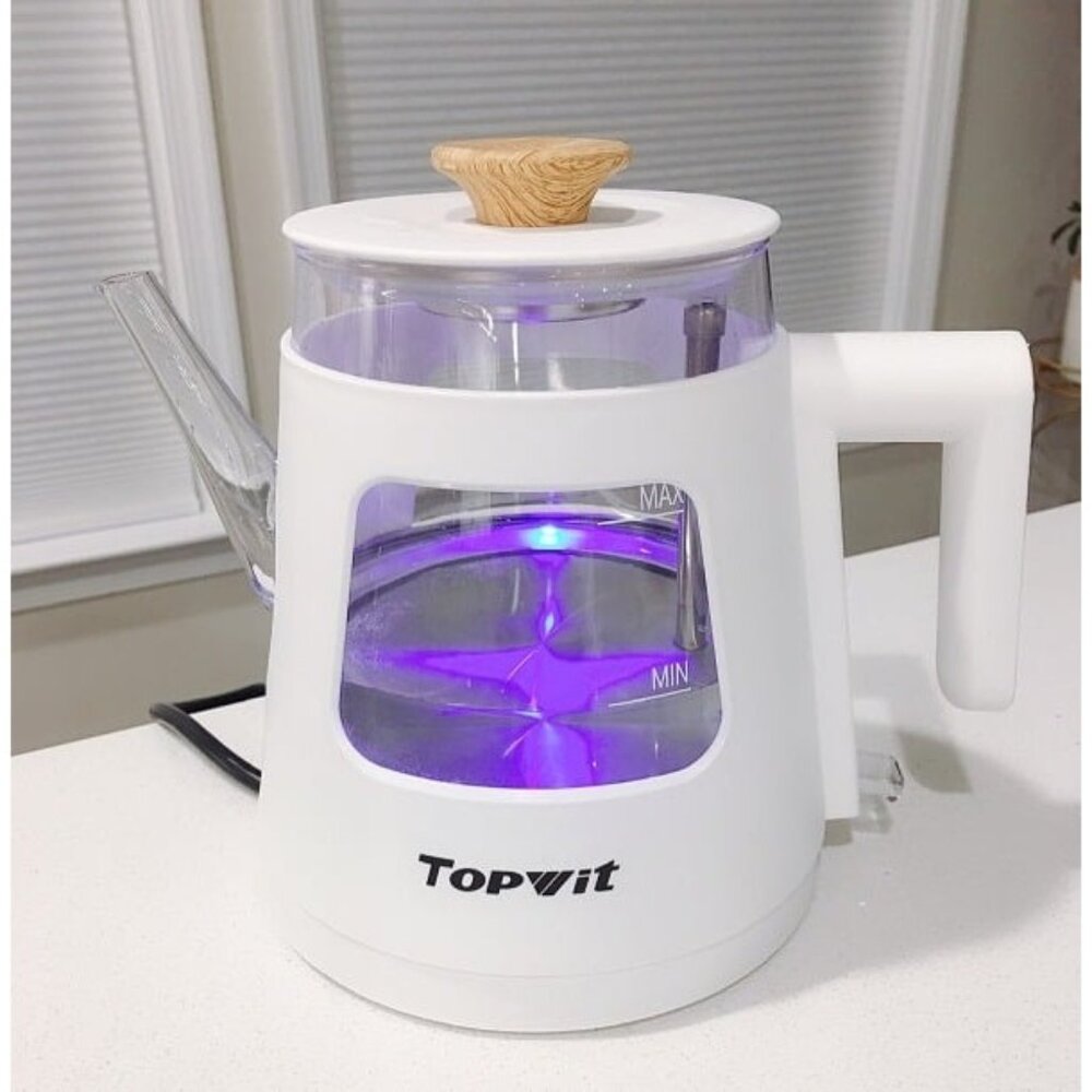 New Electric Kettle, 1.0L Electric Tea Kettle with Removable Stainless Steel